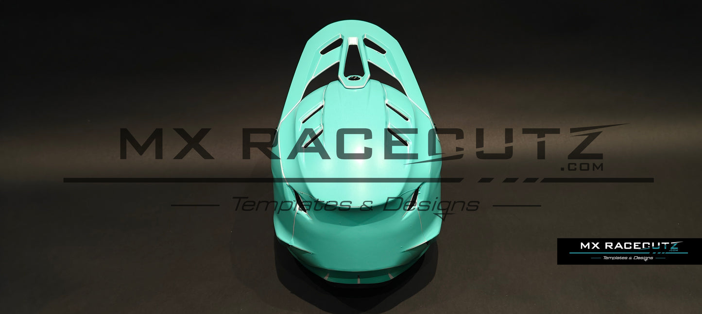 FOX V3-RS and V3 2024+ - SIZE MEDIUM TEMPLATE