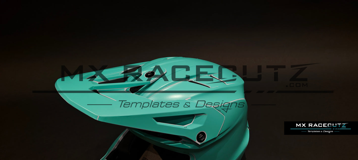 FOX V3-RS and V3 2024+ - SIZE MEDIUM TEMPLATE