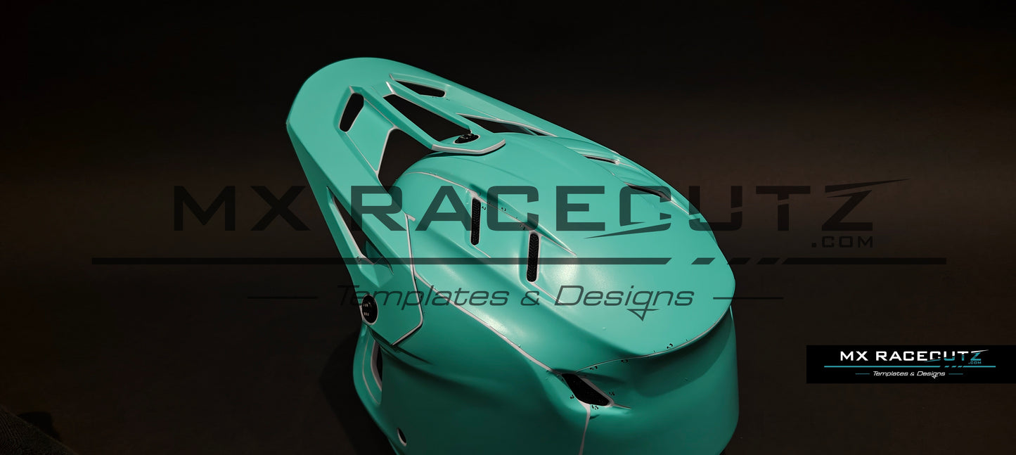 FOX V3-RS and V3 2024+ - SIZE MEDIUM TEMPLATE