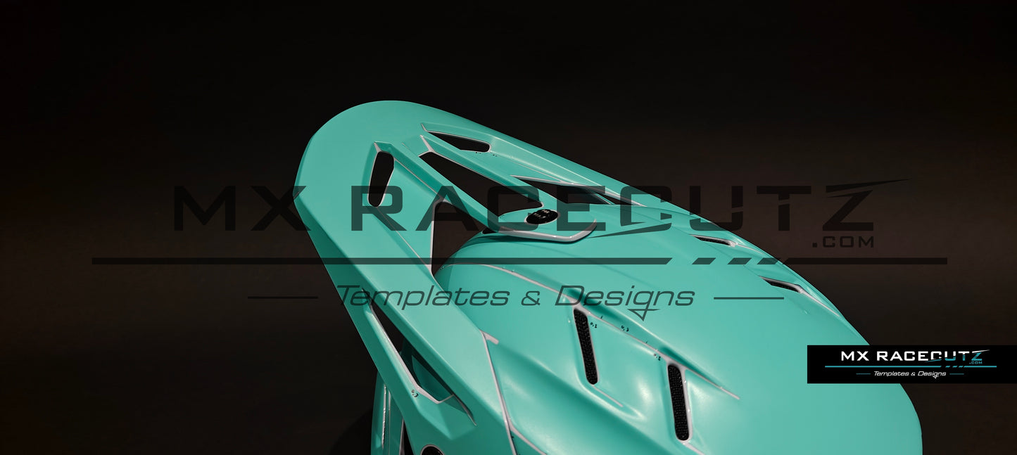 FOX V3-RS and V3 2024+ - SIZE MEDIUM TEMPLATE