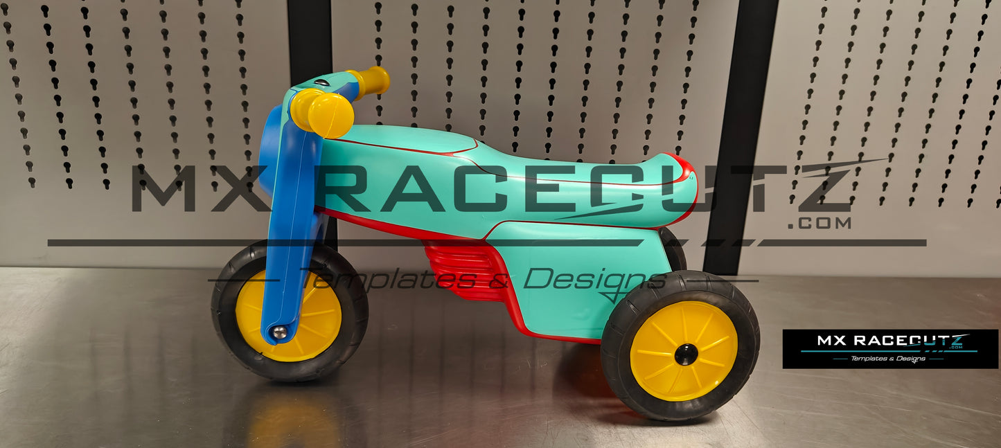 DANTOY KIDS MOTORCYCLE TEMPLATE