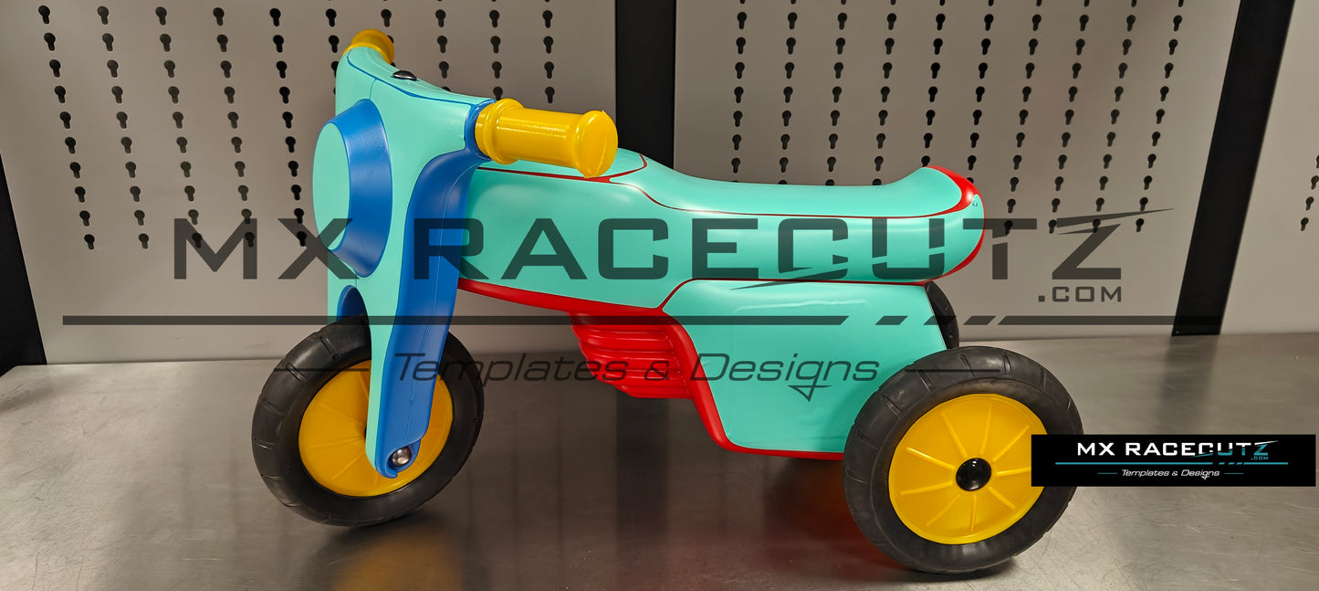 DANTOY KIDS MOTORCYCLE TEMPLATE