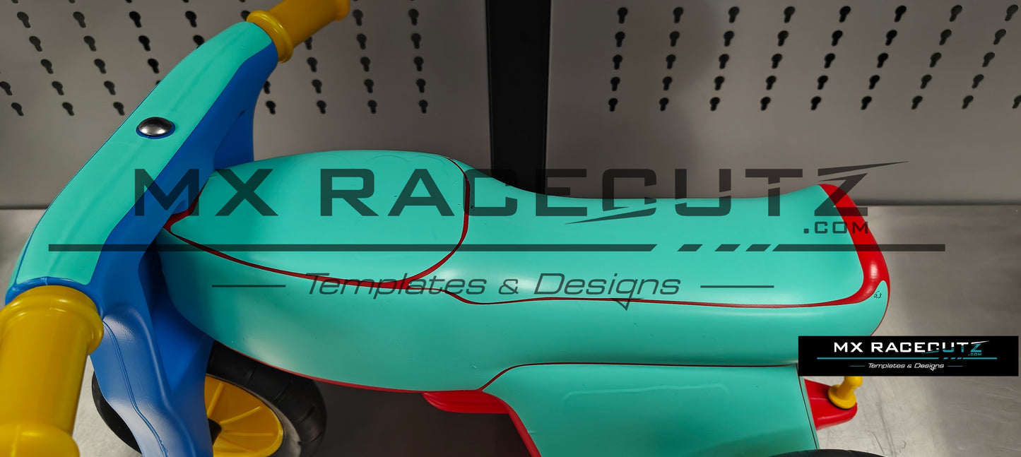 DANTOY KIDS MOTORCYCLE TEMPLATE