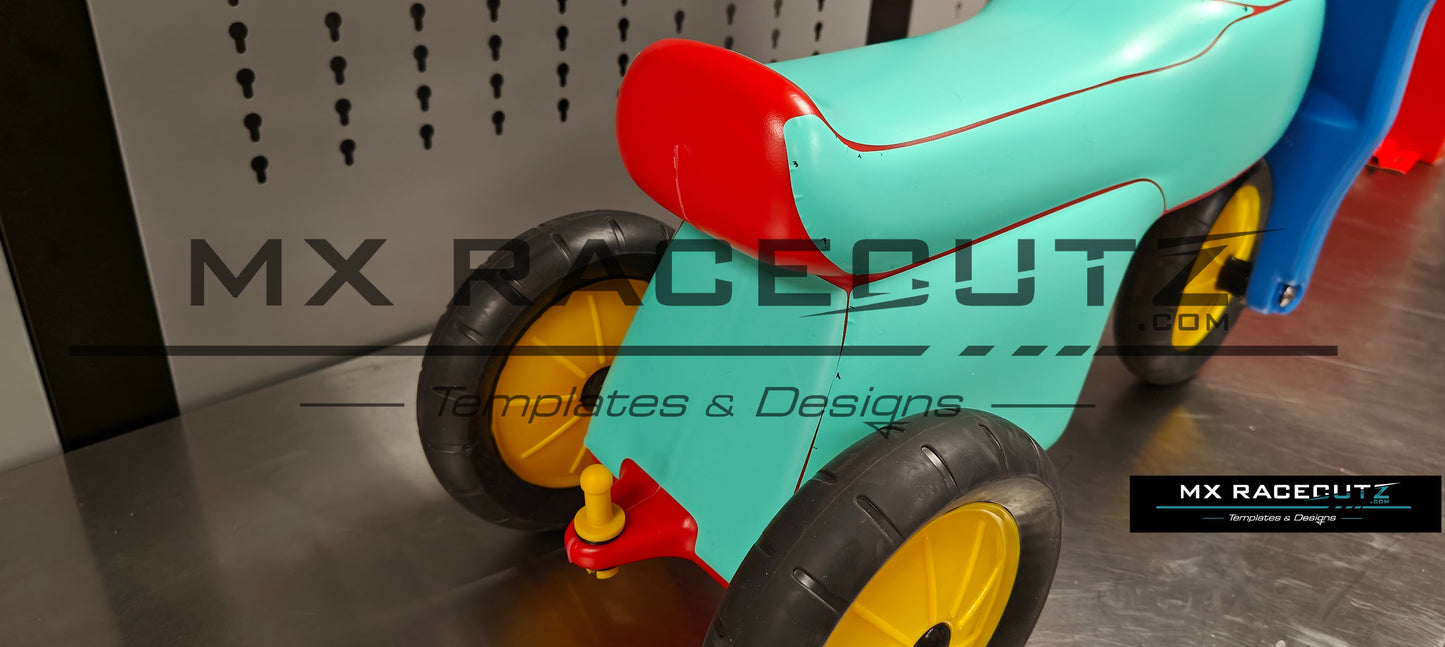 DANTOY KIDS MOTORCYCLE TEMPLATE