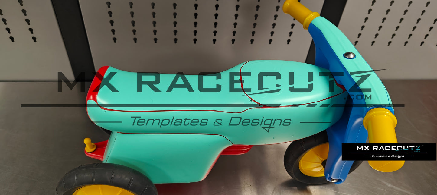 DANTOY KIDS MOTORCYCLE TEMPLATE