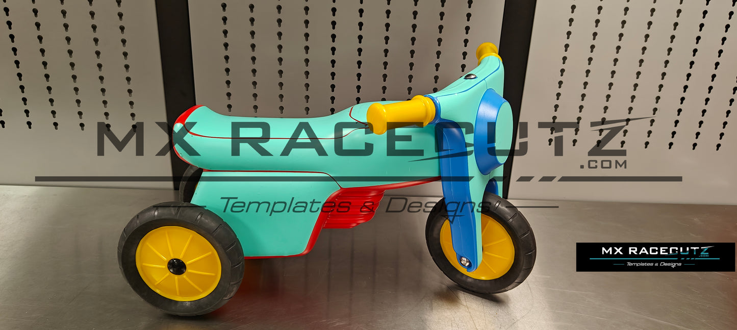 DANTOY KIDS MOTORCYCLE TEMPLATE
