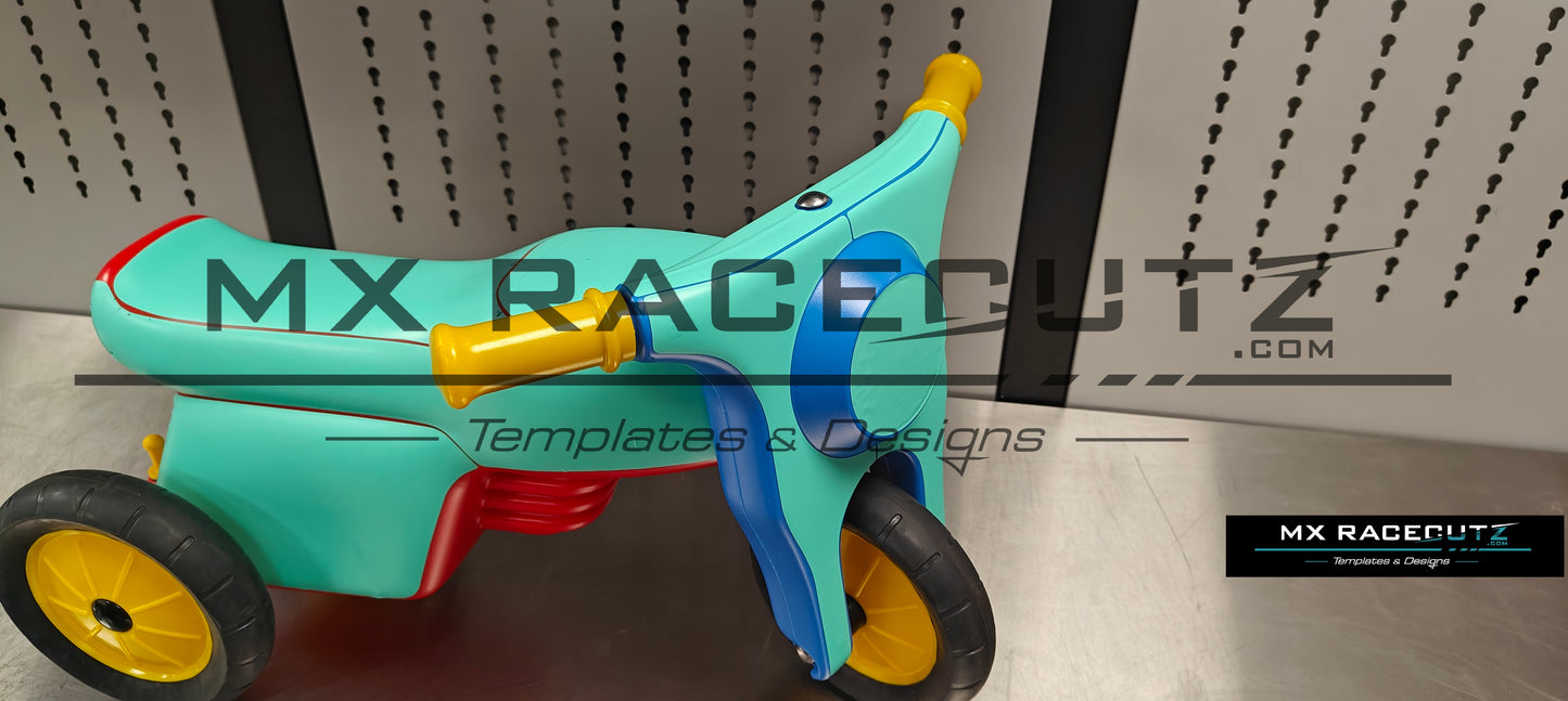 DANTOY KIDS MOTORCYCLE TEMPLATE