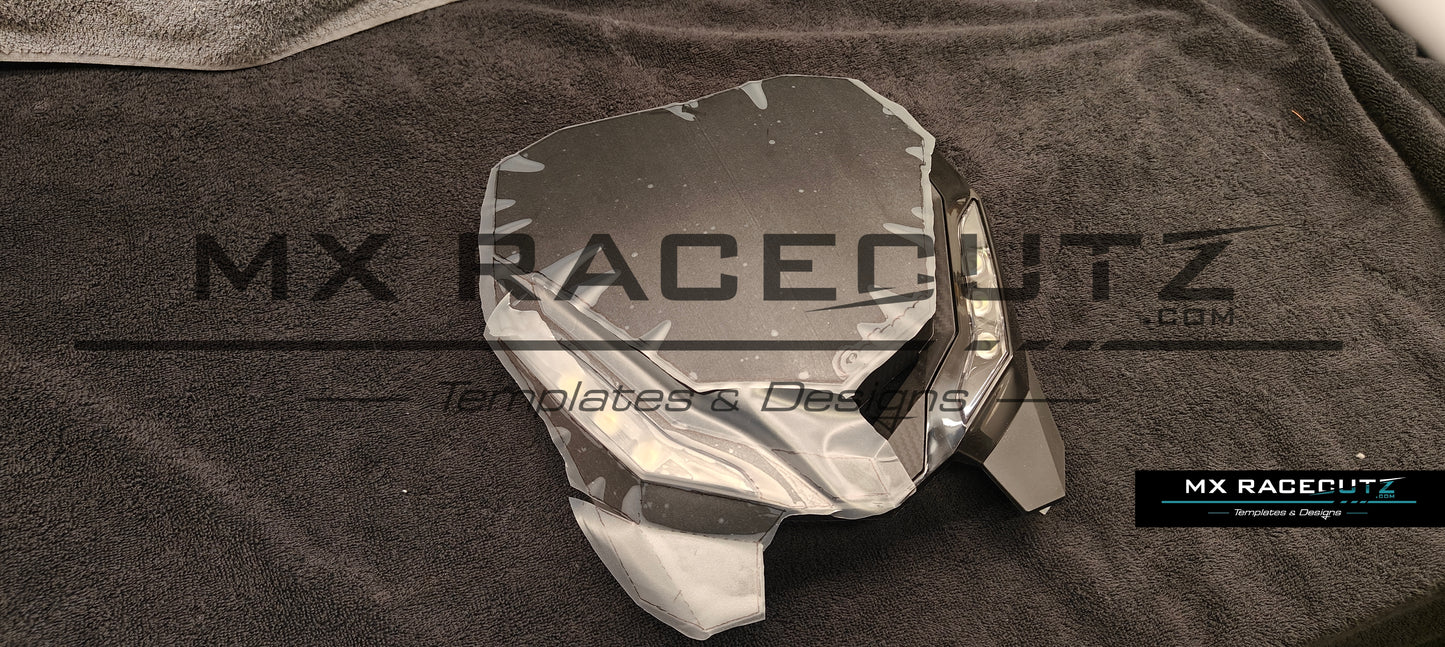 POLISPORT E-BLAZE -  HEADLIGHT MASK TEMPLATE