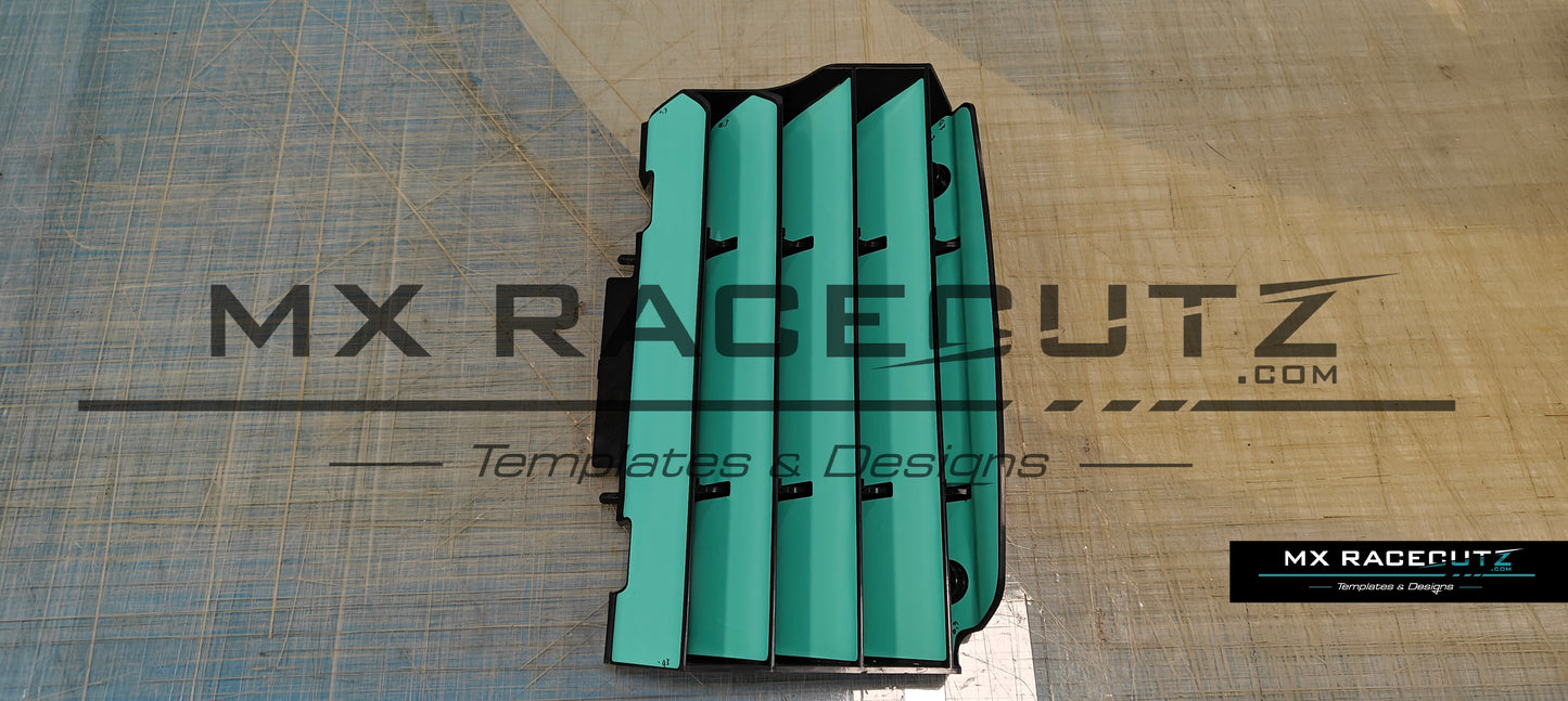FANTIC XX125+250 2025-2026 & XE 125 2025-2026 & XE300 2024-2026 RADIATOR GUARDS TEMPLATE