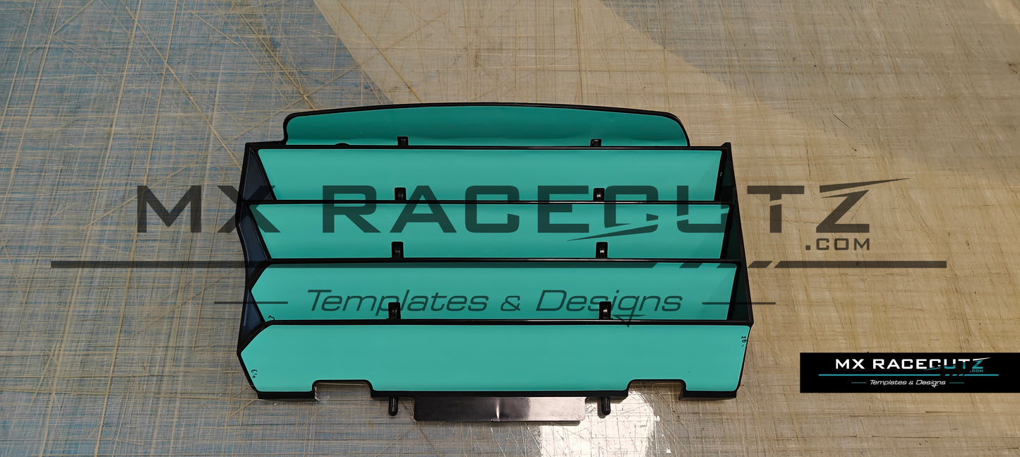 FANTIC XX125+250 2025-2026 & XE 125 2025-2026 & XE300 2024-2026 RADIATOR GUARDS TEMPLATE
