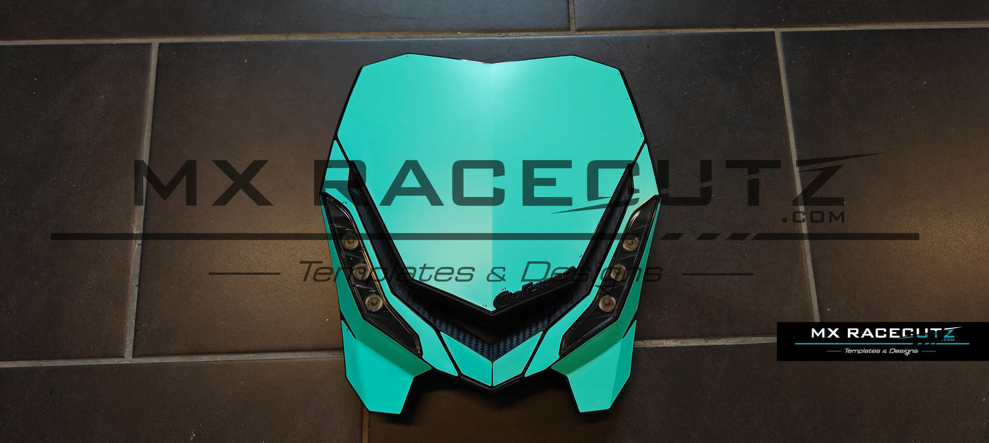 POLISPORT E-BLAZE -  HEADLIGHT MASK TEMPLATE