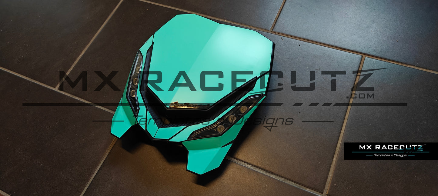 POLISPORT E-BLAZE -  HEADLIGHT MASK TEMPLATE