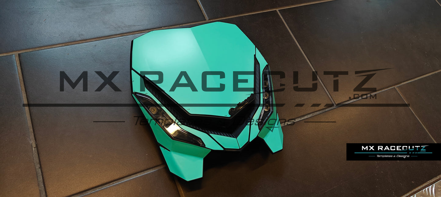 POLISPORT E-BLAZE -  HEADLIGHT MASK TEMPLATE