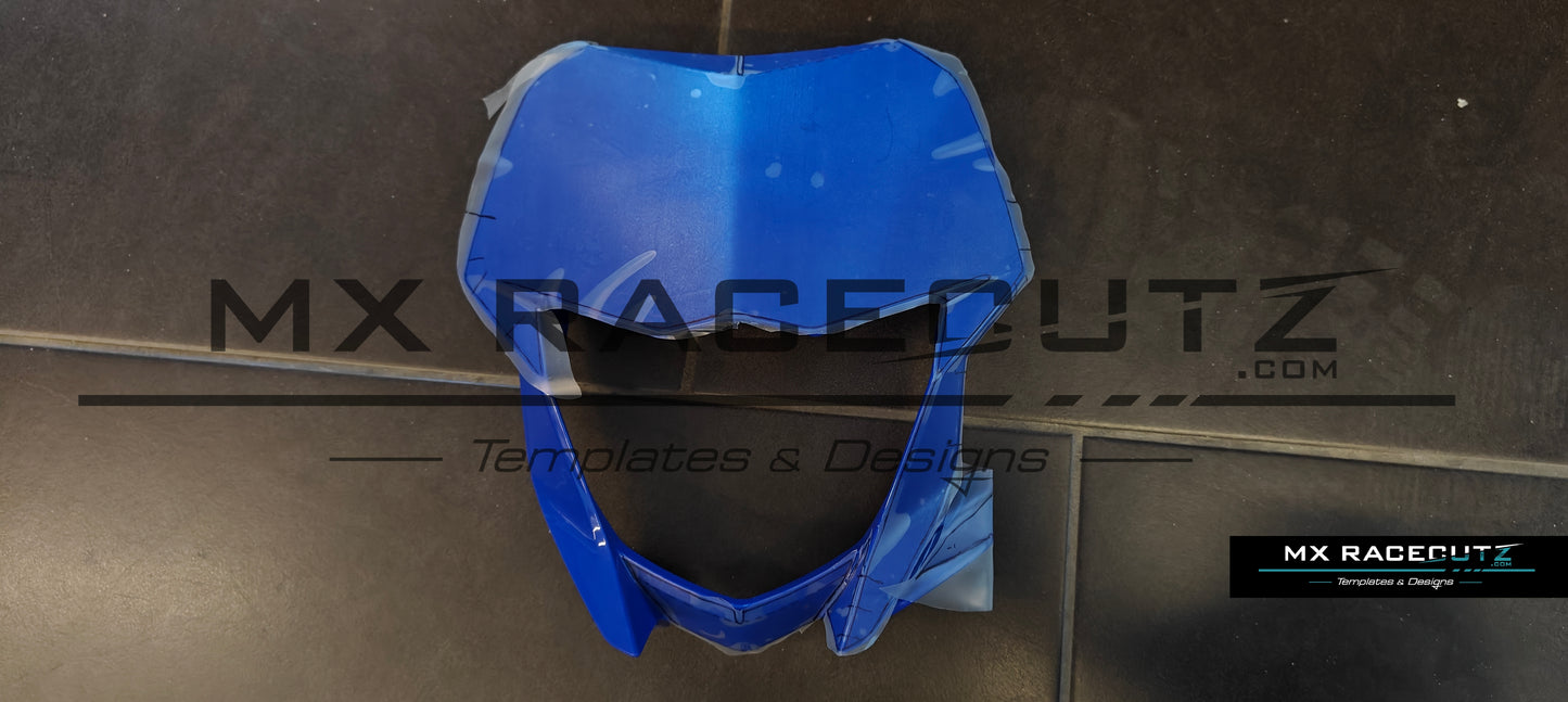 YAMAHA WR 250 2020-2026 & WR 450 2019-2026 HEADLIGHT MASK TEMPLATE