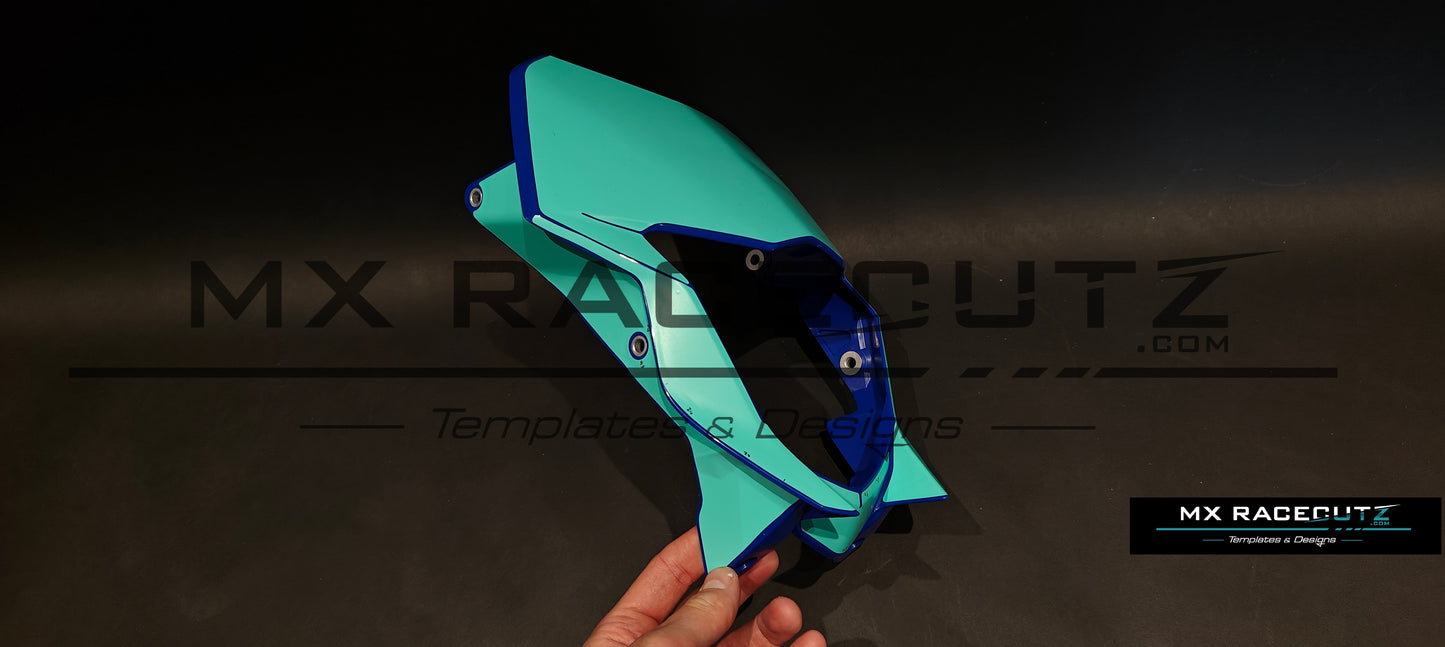 YAMAHA WR 250 2020-2026 & WR 450 2019-2026 HEADLIGHT MASK TEMPLATE