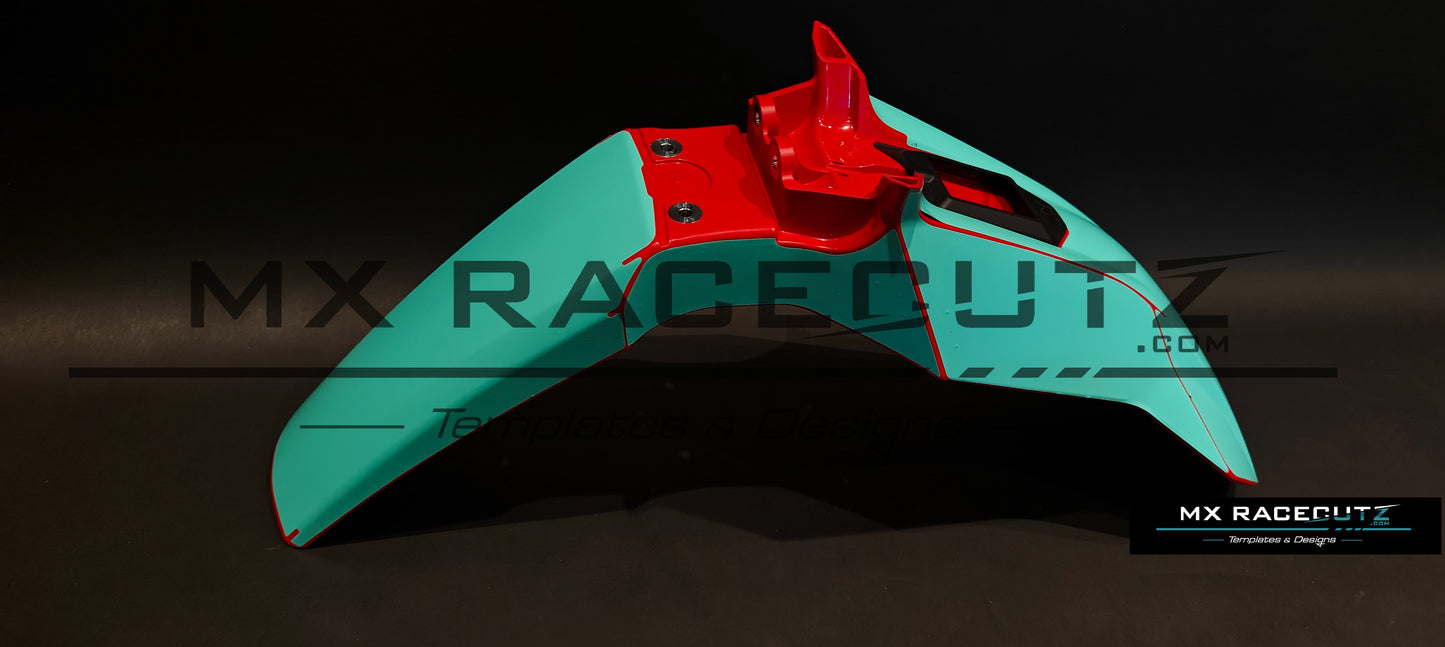 GASGAS MC 2024-2026 FRONT FENDER CONNECTIVITY UNIT GPS TEMPLATE