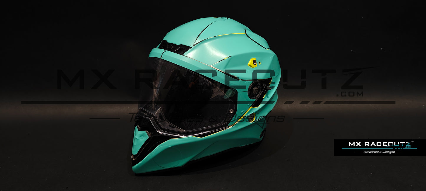 AIROH COMMANDER 1 - SIZE LARGE & XLARGE & XXLARGE TEMPLATE