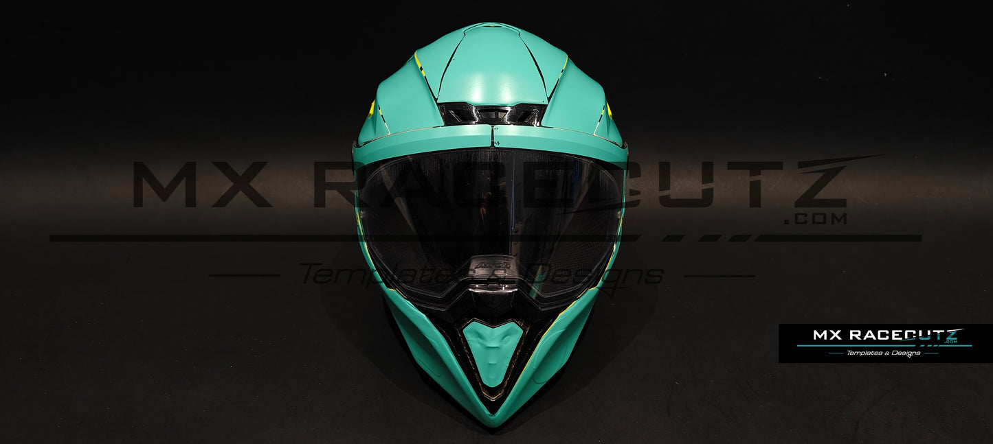 AIROH COMMANDER 1 - SIZE LARGE & XLARGE & XXLARGE TEMPLATE