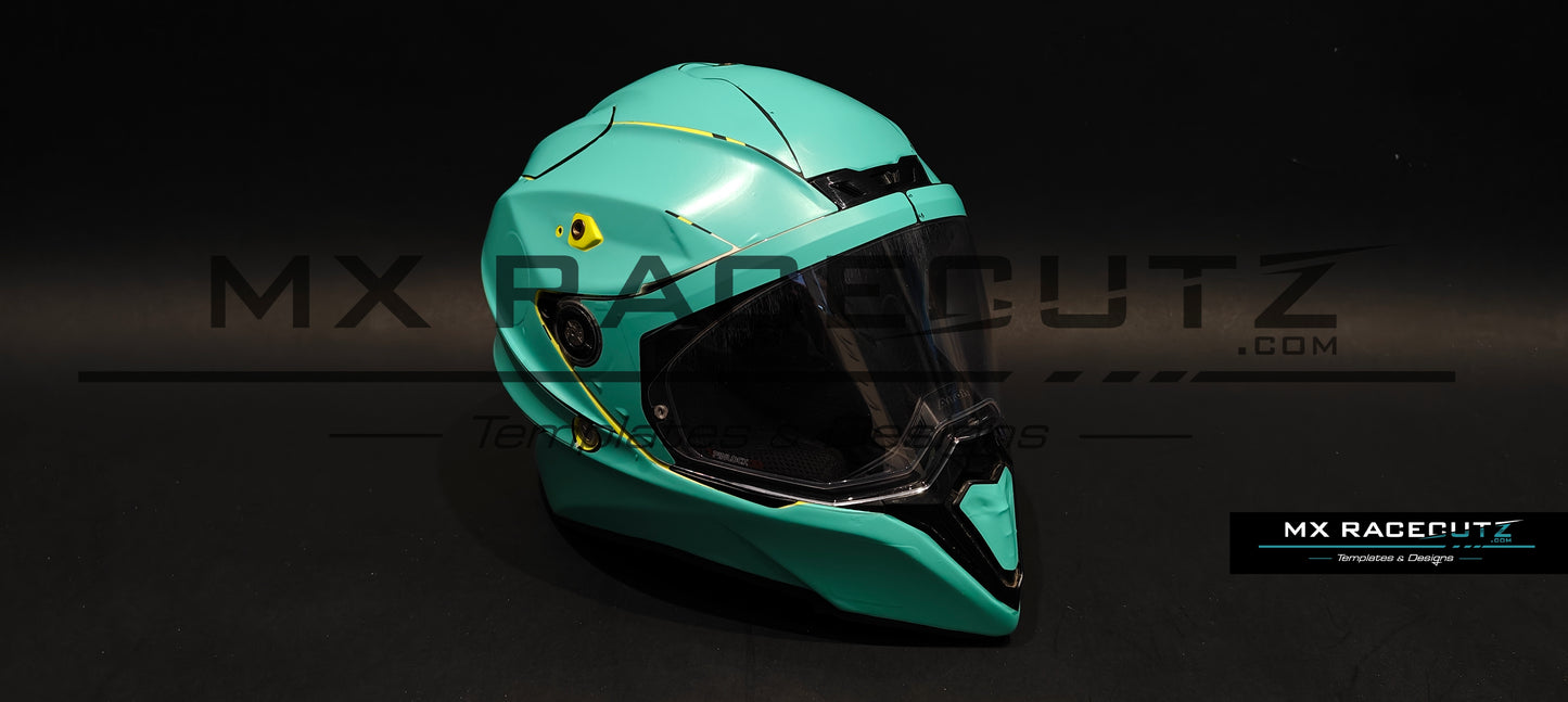 AIROH COMMANDER 1 - SIZE LARGE & XLARGE & XXLARGE TEMPLATE