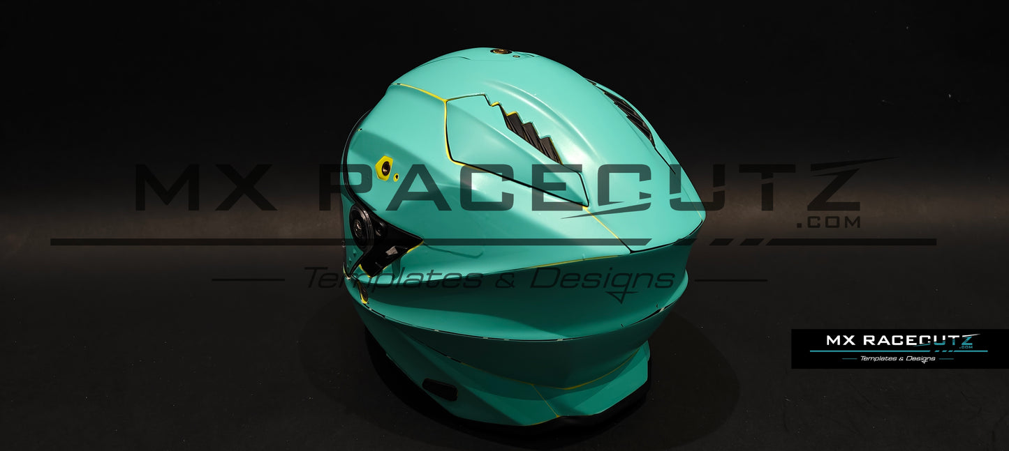 AIROH COMMANDER 1 - SIZE LARGE & XLARGE & XXLARGE TEMPLATE