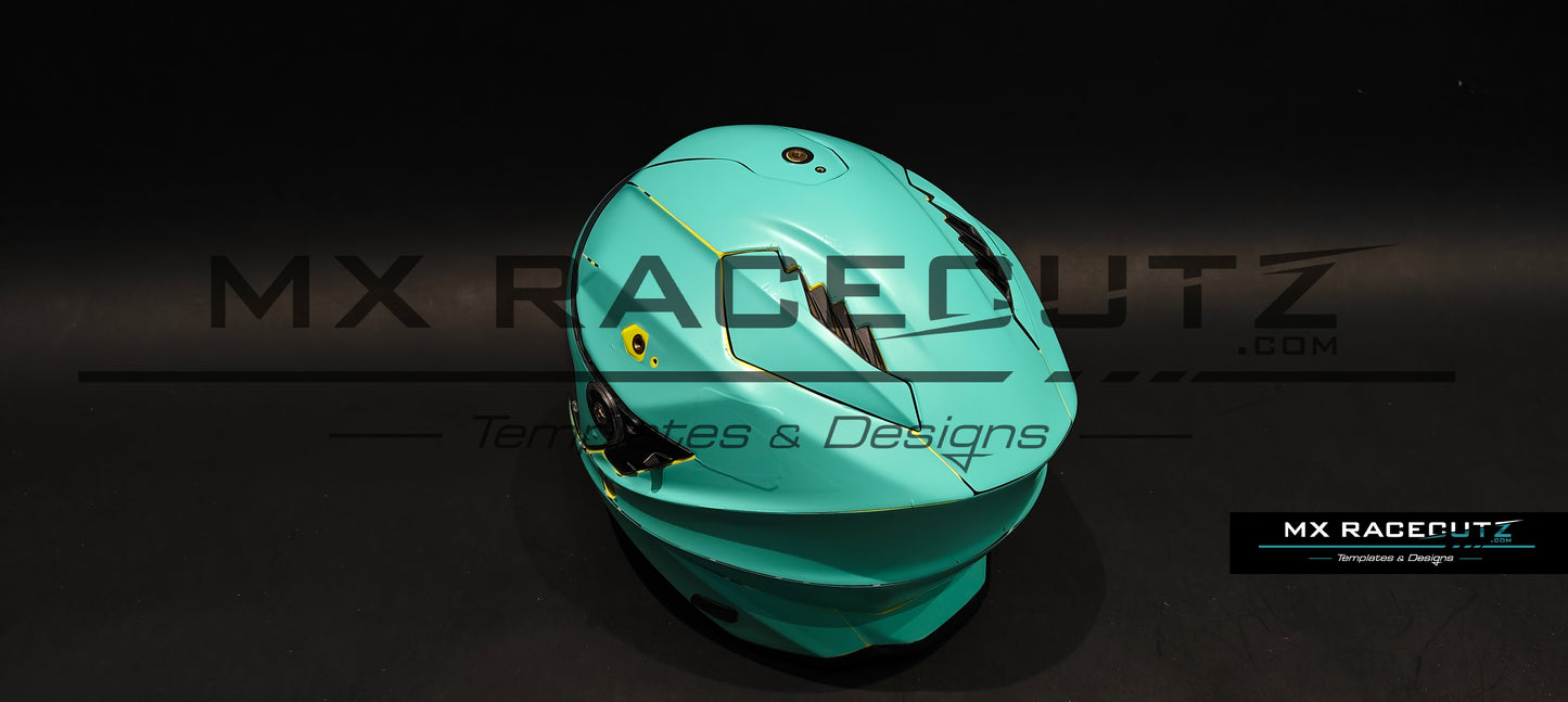 AIROH COMMANDER 1 - SIZE LARGE & XLARGE & XXLARGE TEMPLATE