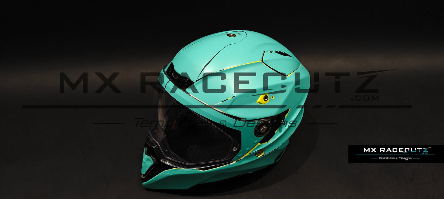 AIROH COMMANDER 1 - SIZE LARGE & XLARGE & XXLARGE TEMPLATE