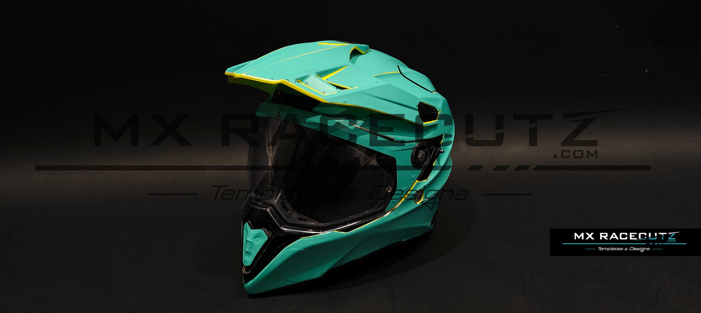 AIROH COMMANDER 1 - SIZE LARGE & XLARGE & XXLARGE TEMPLATE