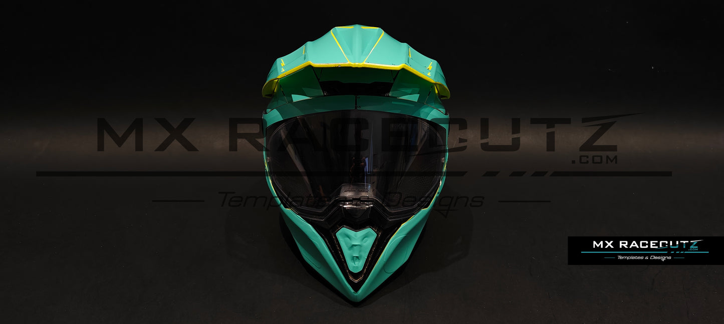 AIROH COMMANDER 1 - SIZE LARGE & XLARGE & XXLARGE TEMPLATE