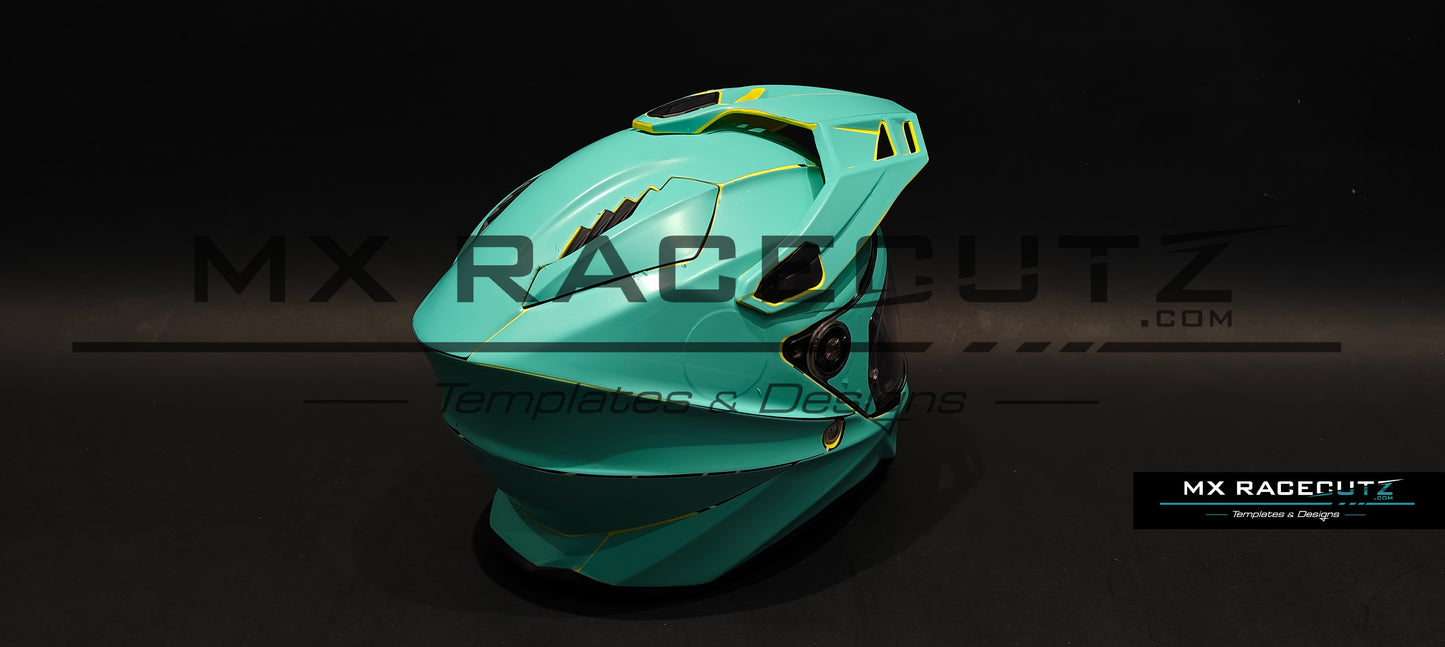 AIROH COMMANDER 1 - SIZE LARGE & XLARGE & XXLARGE TEMPLATE