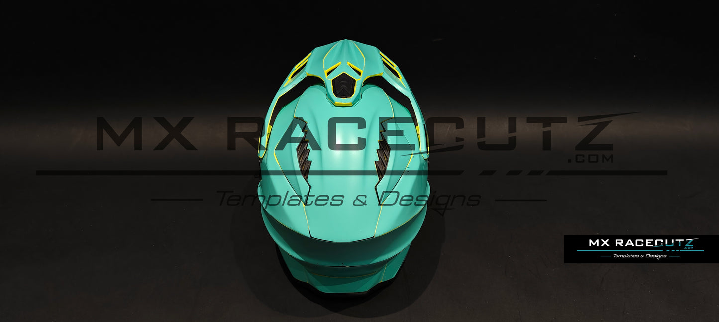 AIROH COMMANDER 1 - SIZE LARGE & XLARGE & XXLARGE TEMPLATE