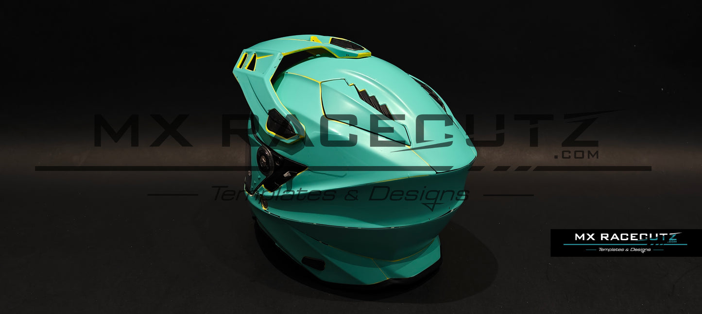 AIROH COMMANDER 1 - SIZE LARGE & XLARGE & XXLARGE TEMPLATE