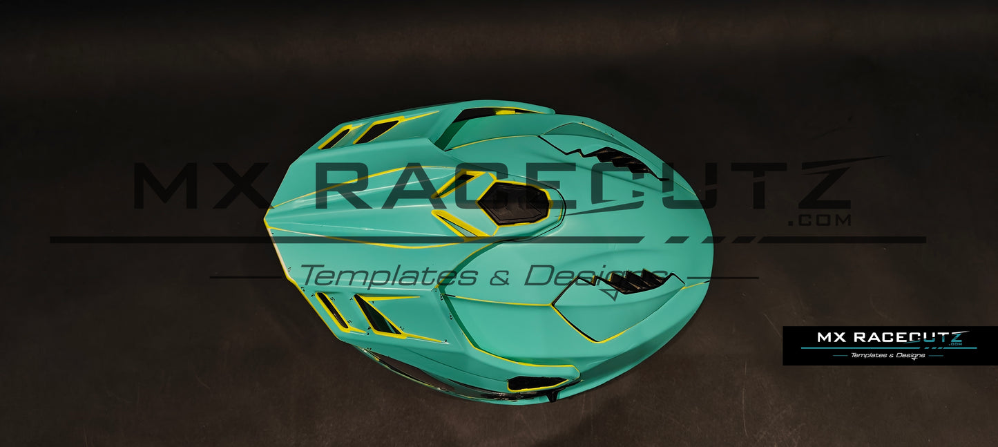 AIROH COMMANDER 1 - SIZE LARGE & XLARGE & XXLARGE TEMPLATE