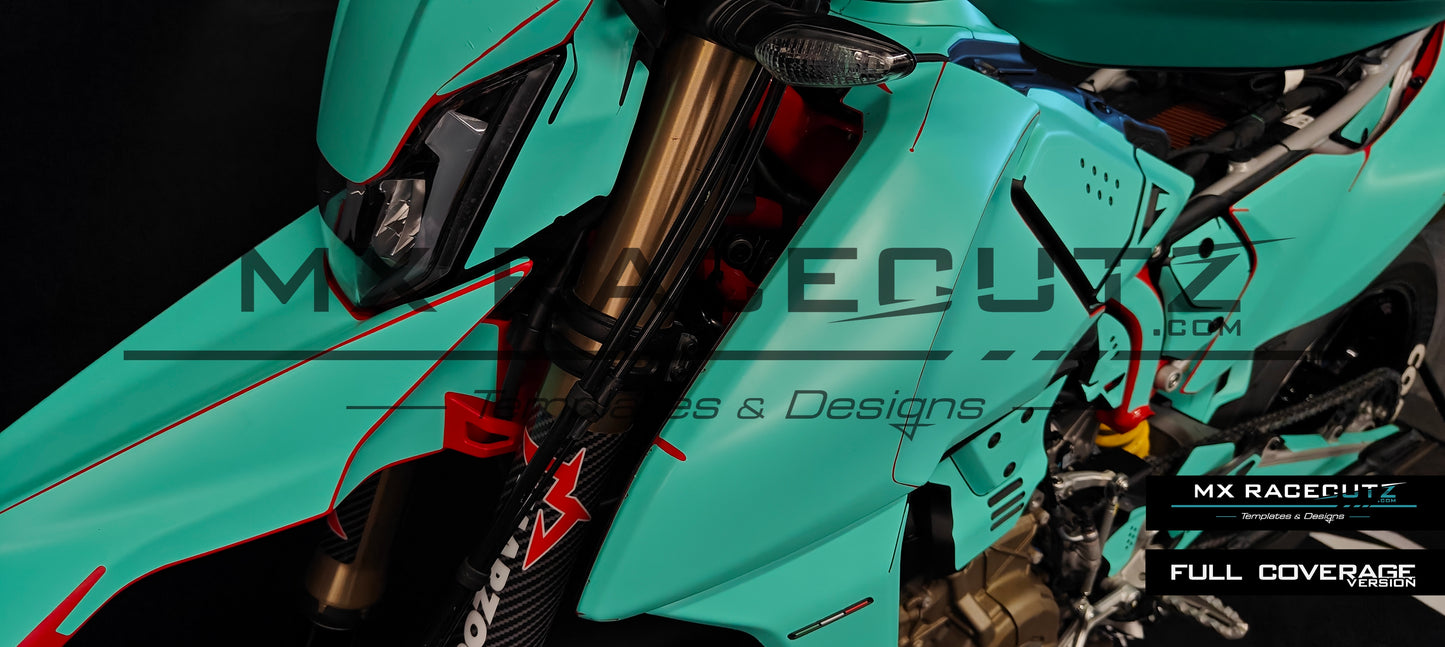 DUCATI HYPERMOTARD 698 MONO + RVE 2024-2026 TEMPLATE