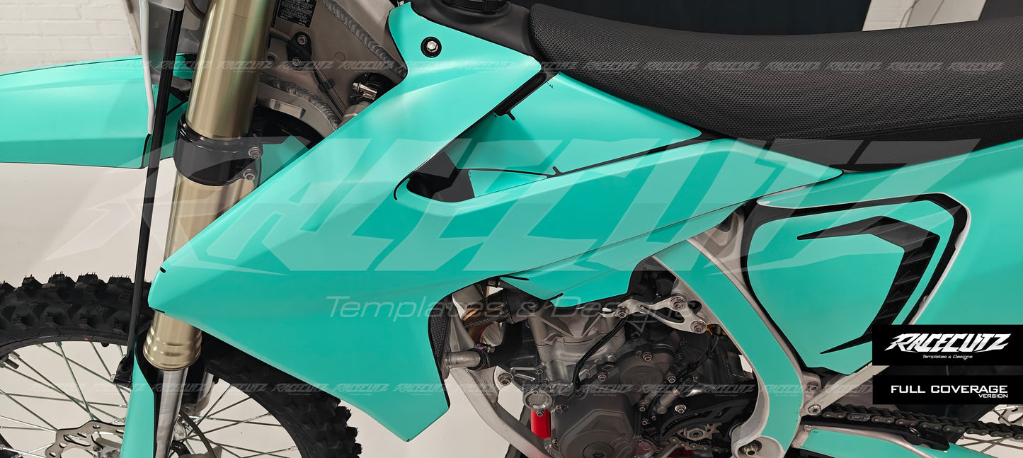 TRIUMPH TF 250 & 450 E+X+C 2024-2026 VENTET AIR FILTER COVER TEMPLATE
