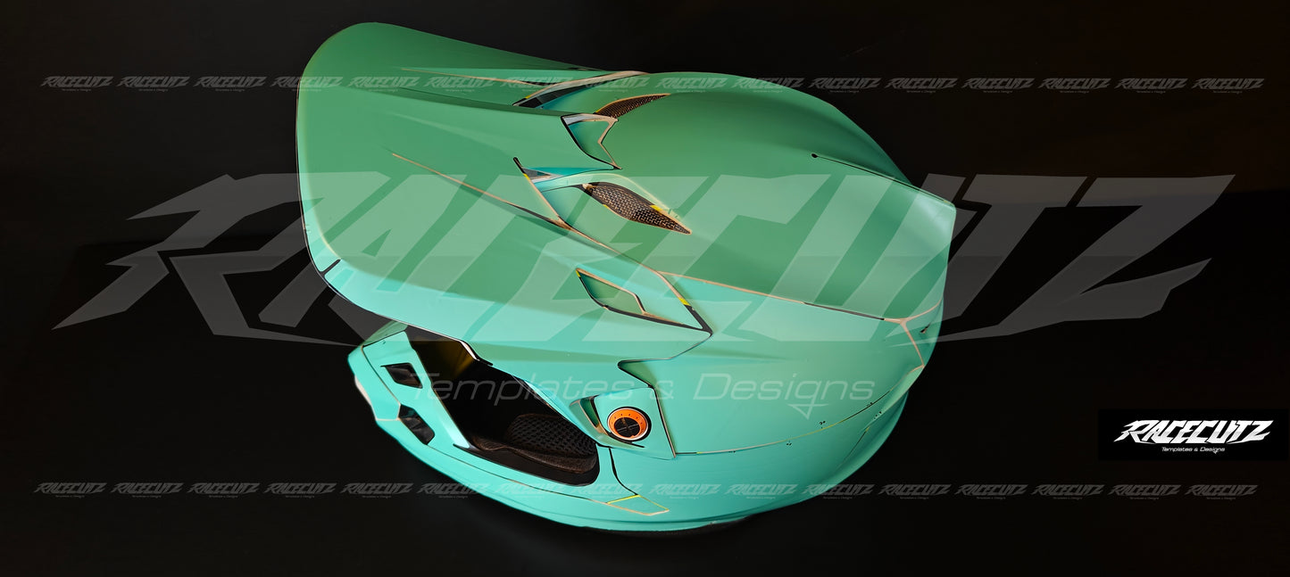 TROY LEE DESIGNS SE5 - SIZE XSMALL & SMALL TEMPLATE