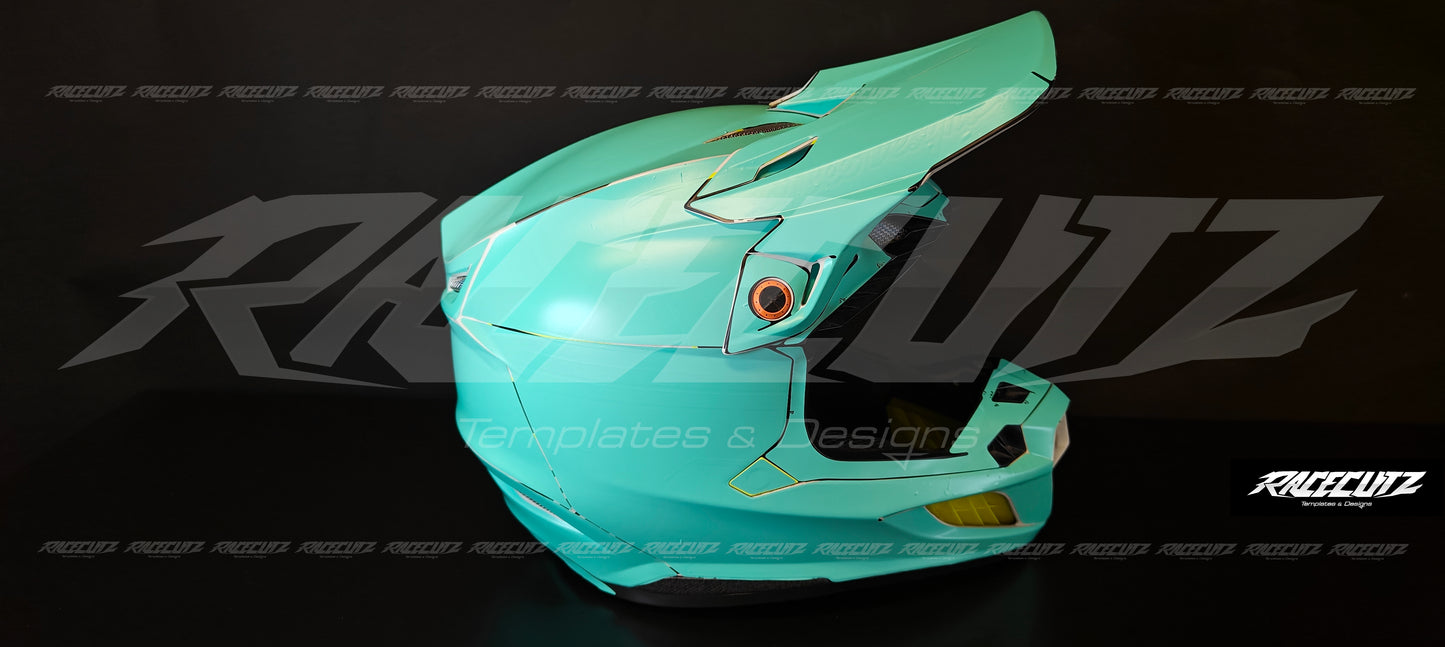 TROY LEE DESIGNS SE5 - SIZE XSMALL & SMALL TEMPLATE