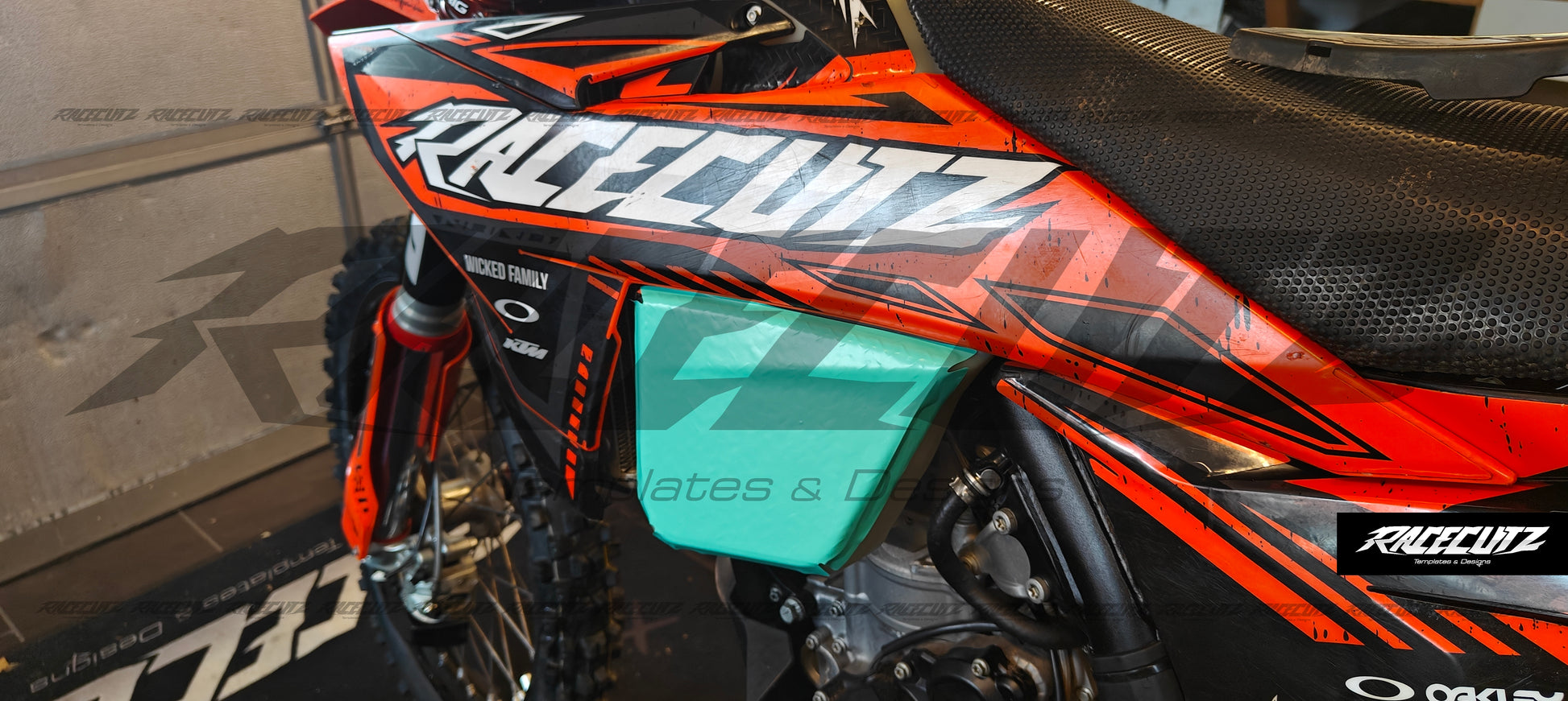 Support de plaque réglable compatible avec KTM xcw/xcf-w/exc/exc -f 2024-2025 | SEPTAR