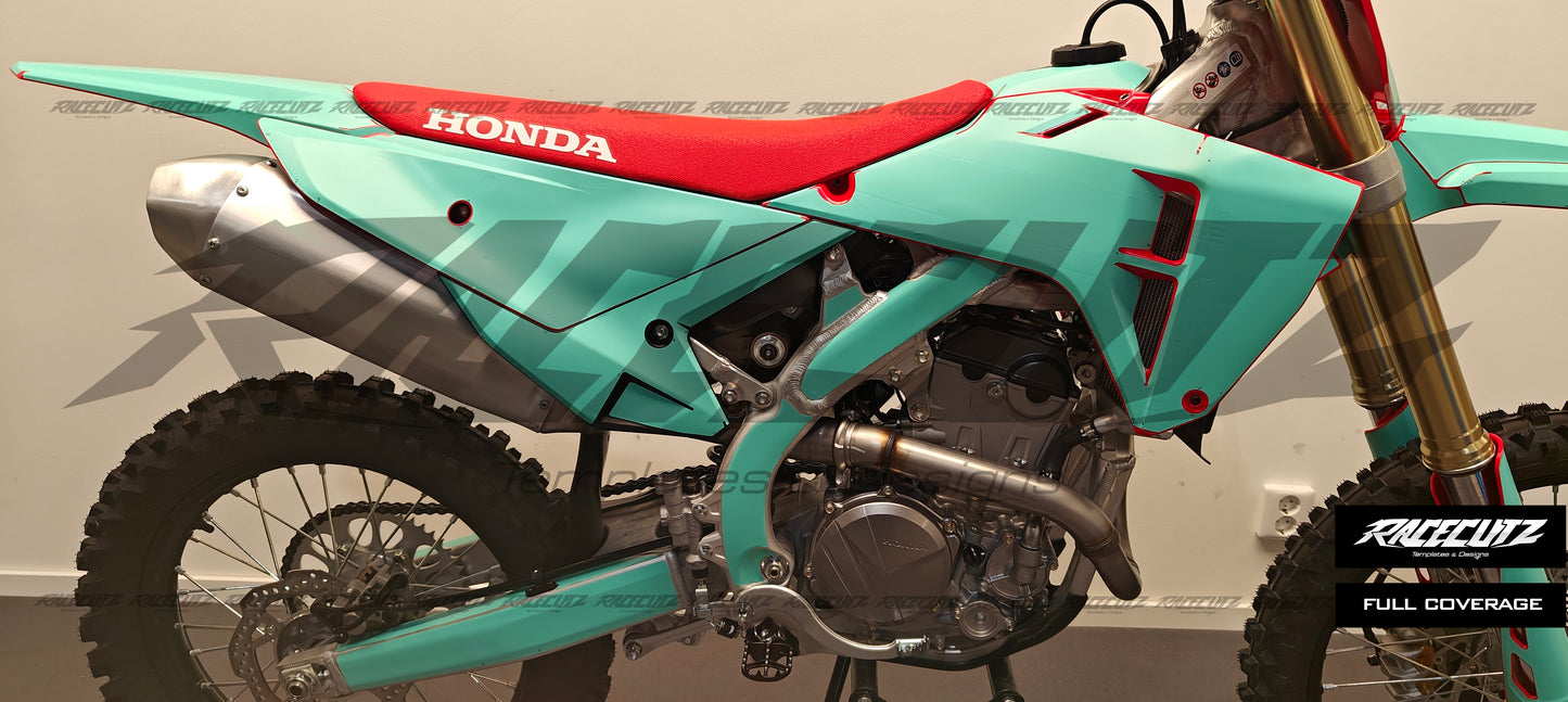 HONDA CRF 250 2025-2026 & CRF 450 2025-2026 - FRAME TEMPLATE
