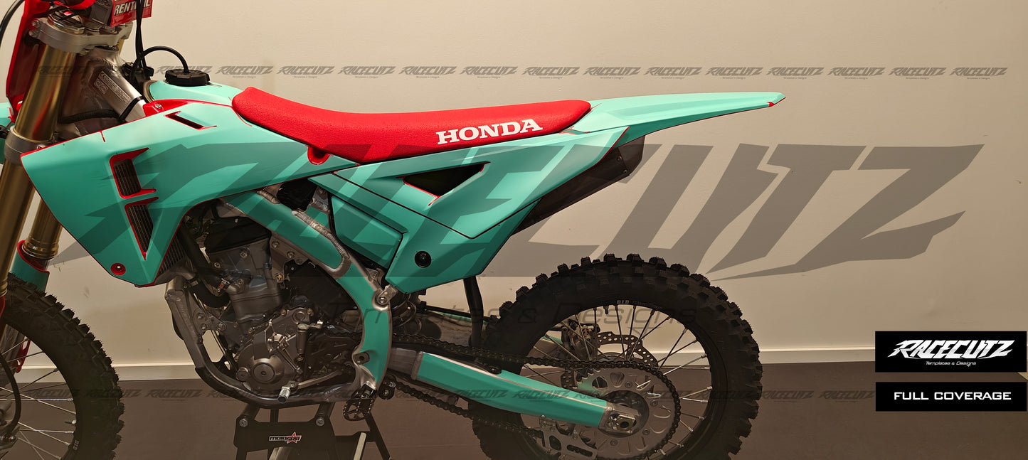 HONDA CRF 250 2025-2026 & CRF 450 2025-2026 - FRAME TEMPLATE