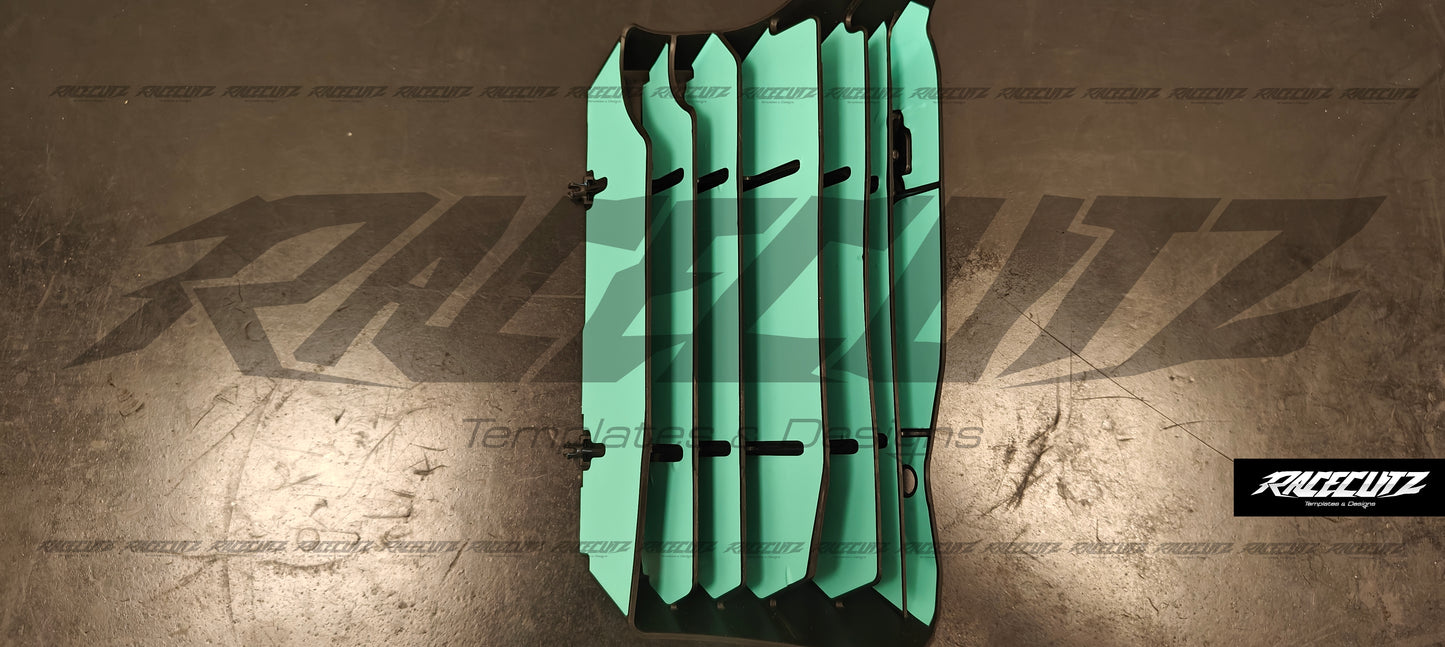 HONDA CRF+RX 250 2022-2026 & CRF+RX 450 2021-2026 RADIATOR GUARDS TEMPLATE