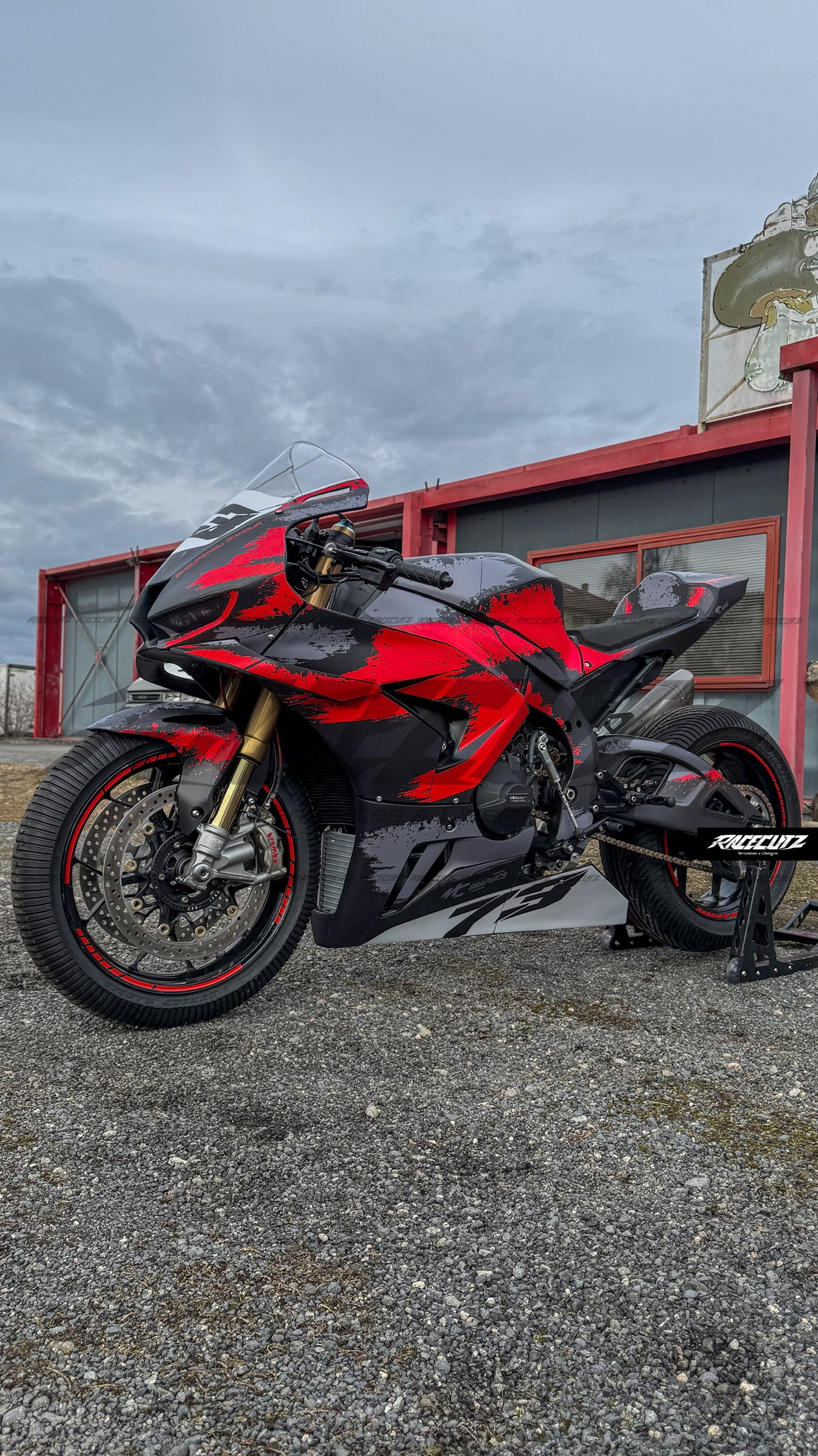HONDA CBR 1000 RR R 2024-2026 - BLINDER RACING FAIRINGS TEMPLATE