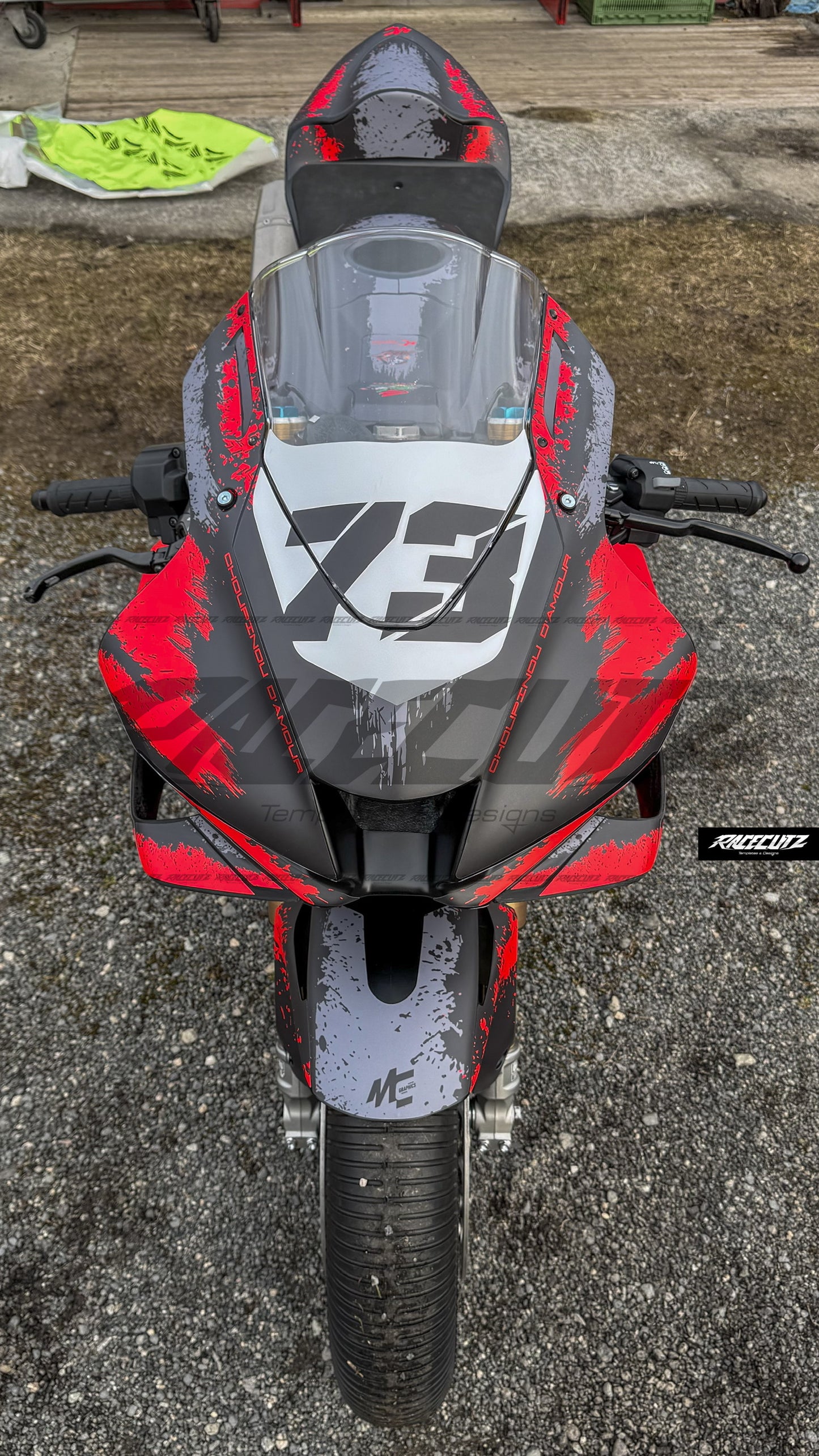 HONDA CBR 1000 RR R 2024-2026 - BLINDER RACING FAIRINGS TEMPLATE