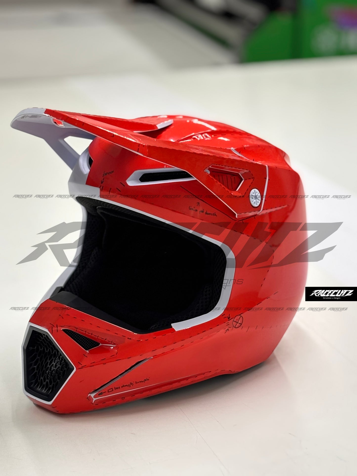 FOX V1 2024+ SIZE MEDIUM TEMPLATE