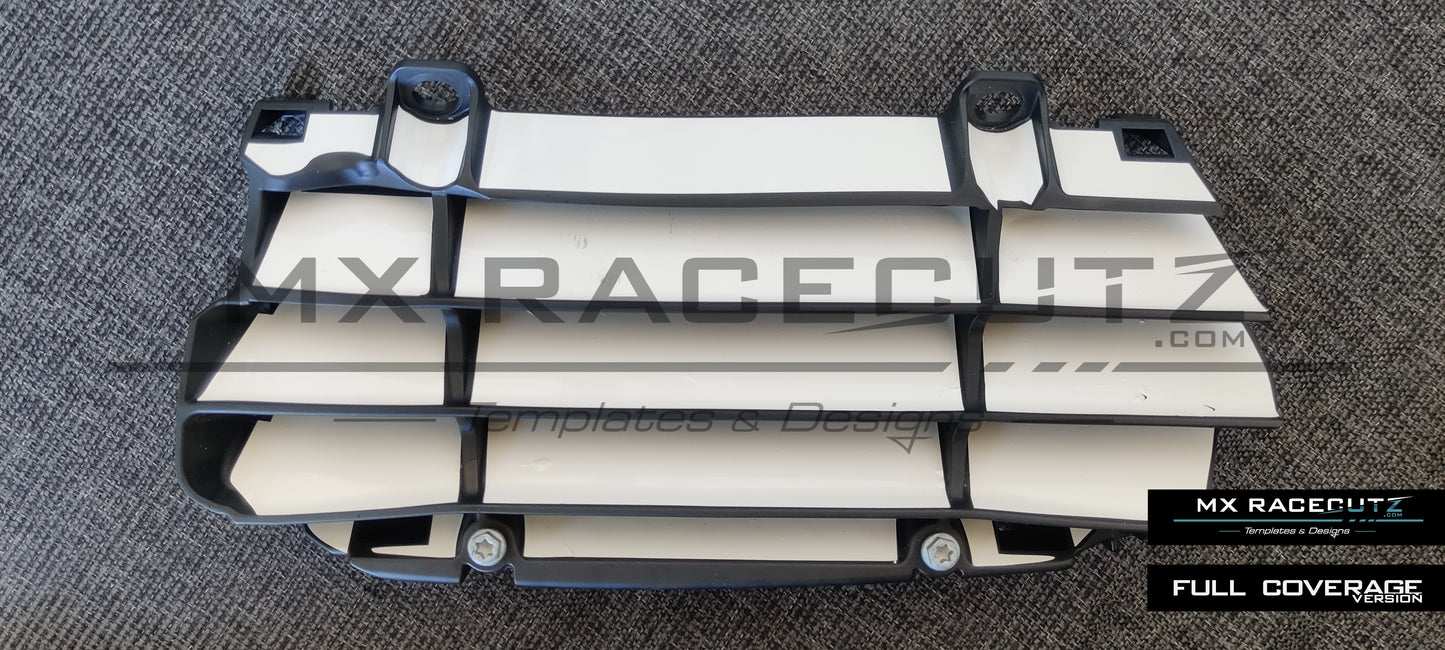 GASGAS MC+EC 2024-2026 & KTM SX-SXF 2023-2026 & EXC 2024-2026 & HUSQVARNA TC-FC 2023+ & TE+FE 2024-2026 - RADIATOR GUARDS TEMPLATE