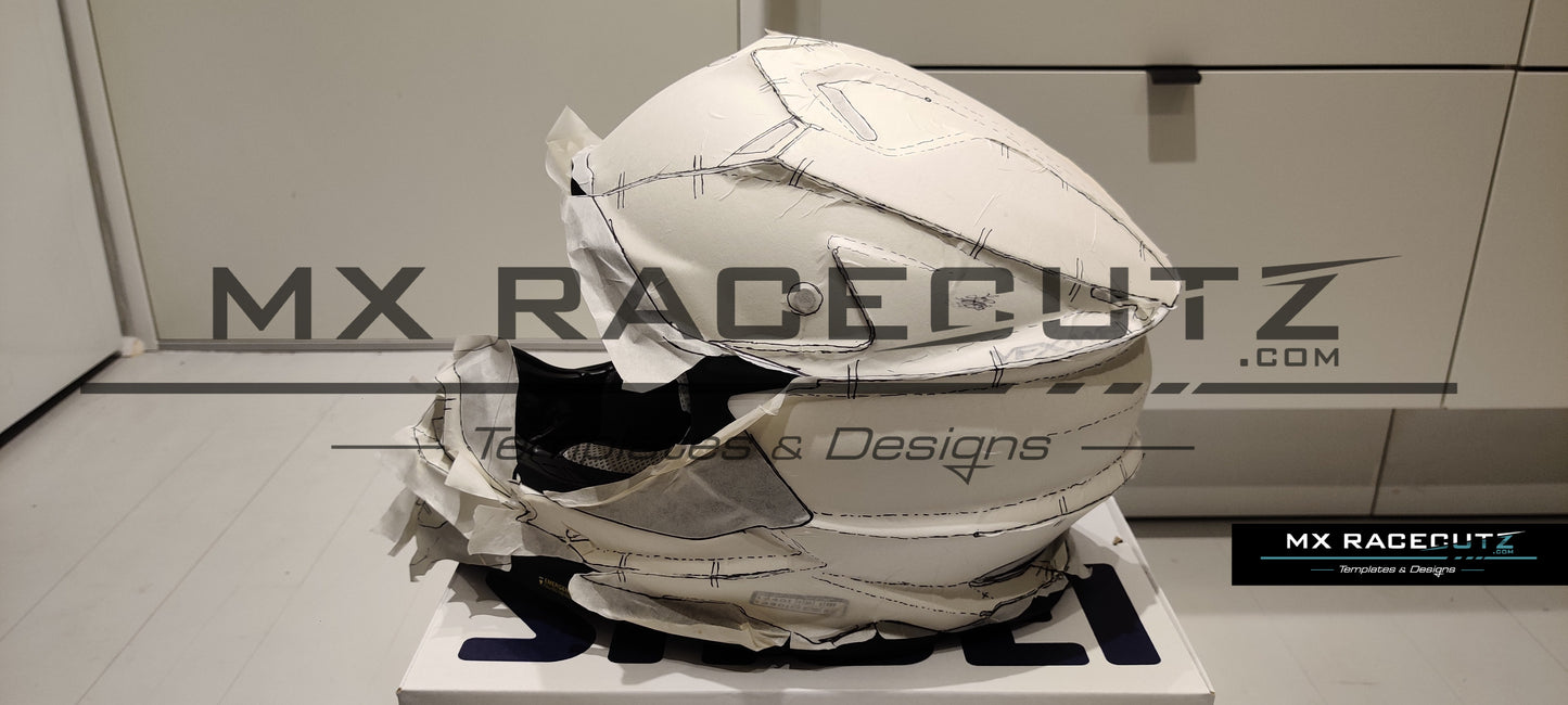 SHOEI VFX-WR - SIZE LARGE TEMPLATE