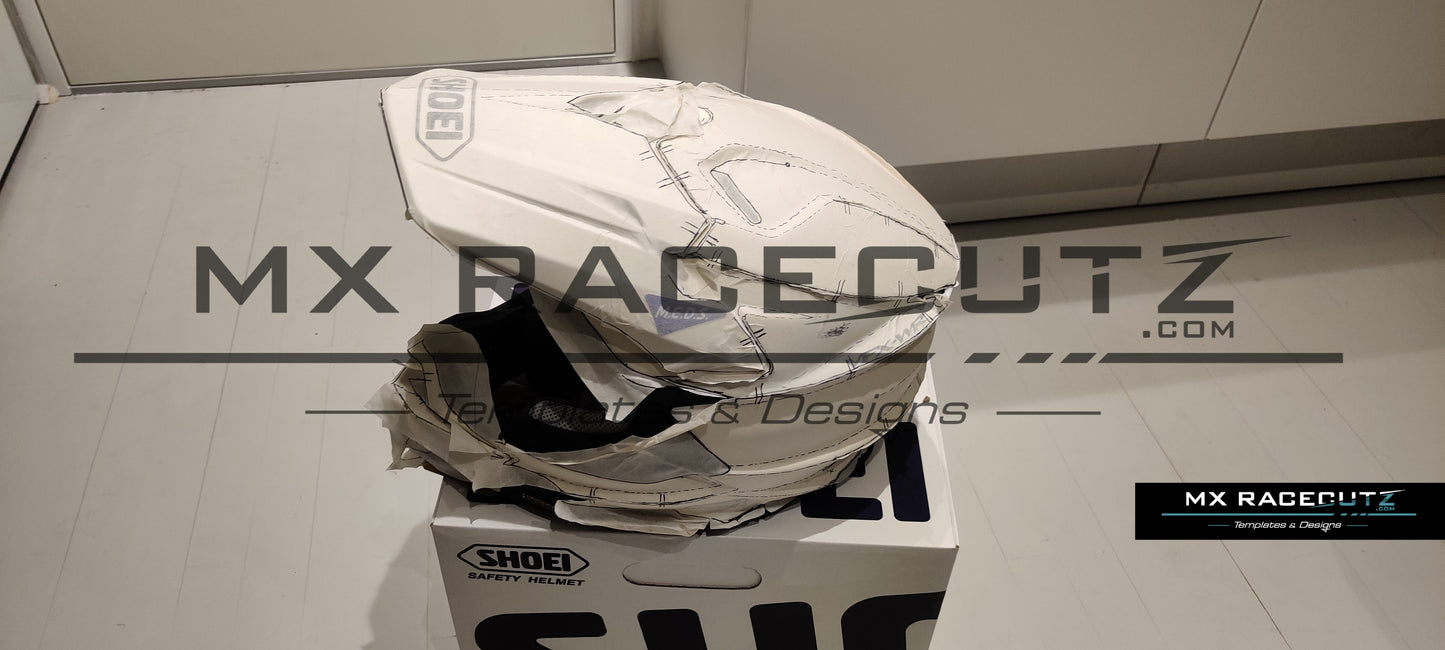 SHOEI VFX-WR - SIZE LARGE TEMPLATE