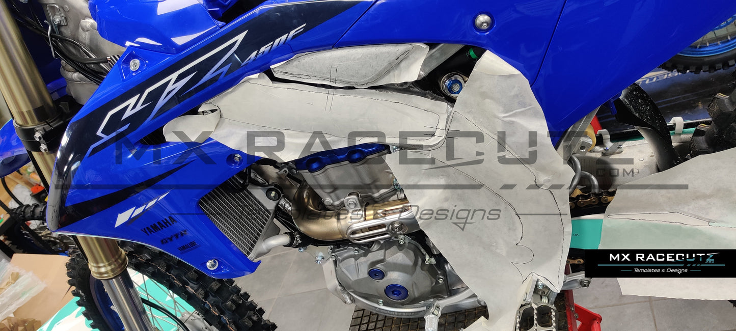 YAMAHA YZF 250 2024-2026 & 450 2023-2026 & FANTIC XXF 250 250-2026 & XXF 450 2023-2026 FRAME TEMPLATE
