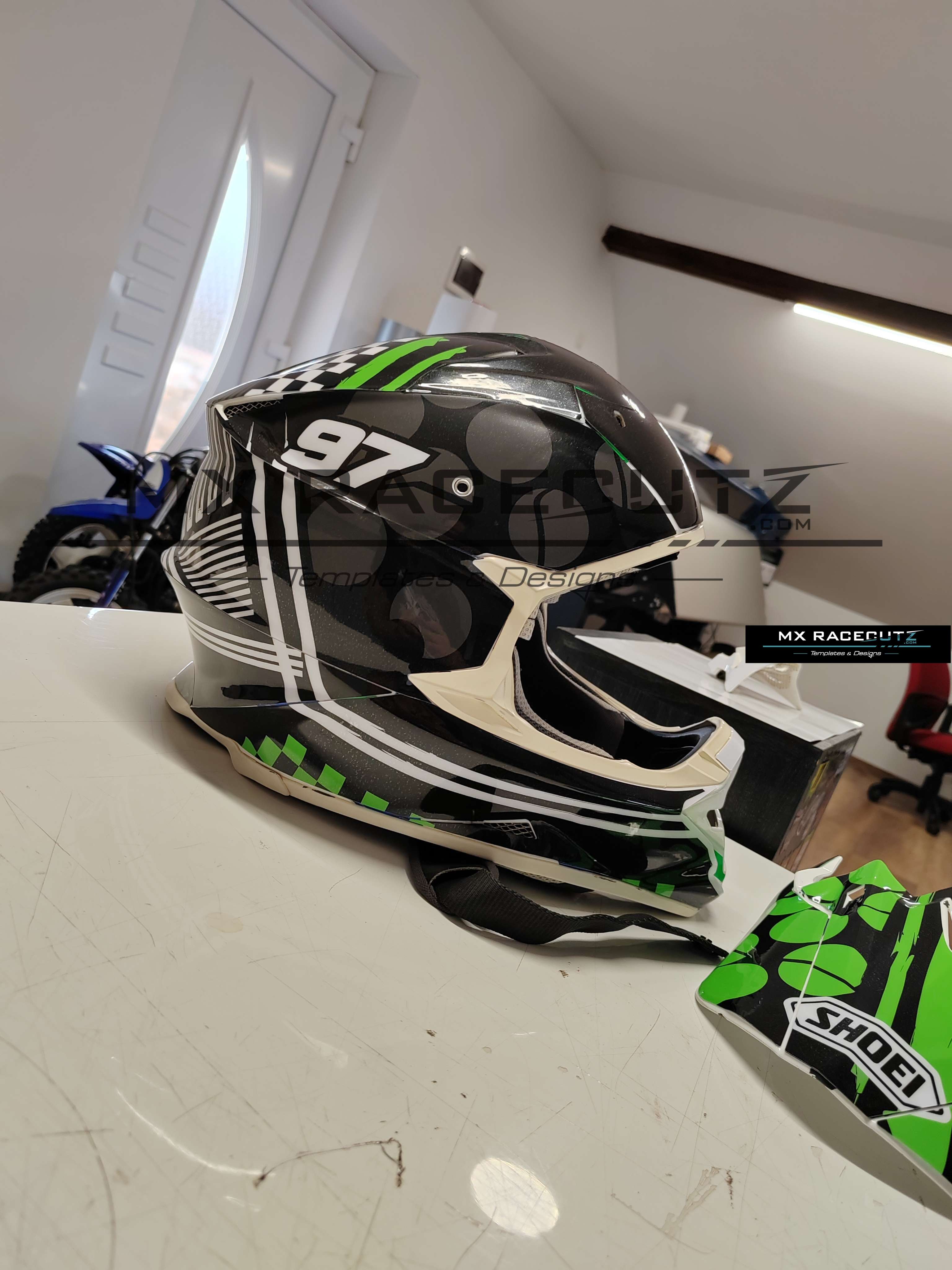 SHOEI VFX-W - SIZE SMALL & MEDIUM TEMPLATE – RaceCutz