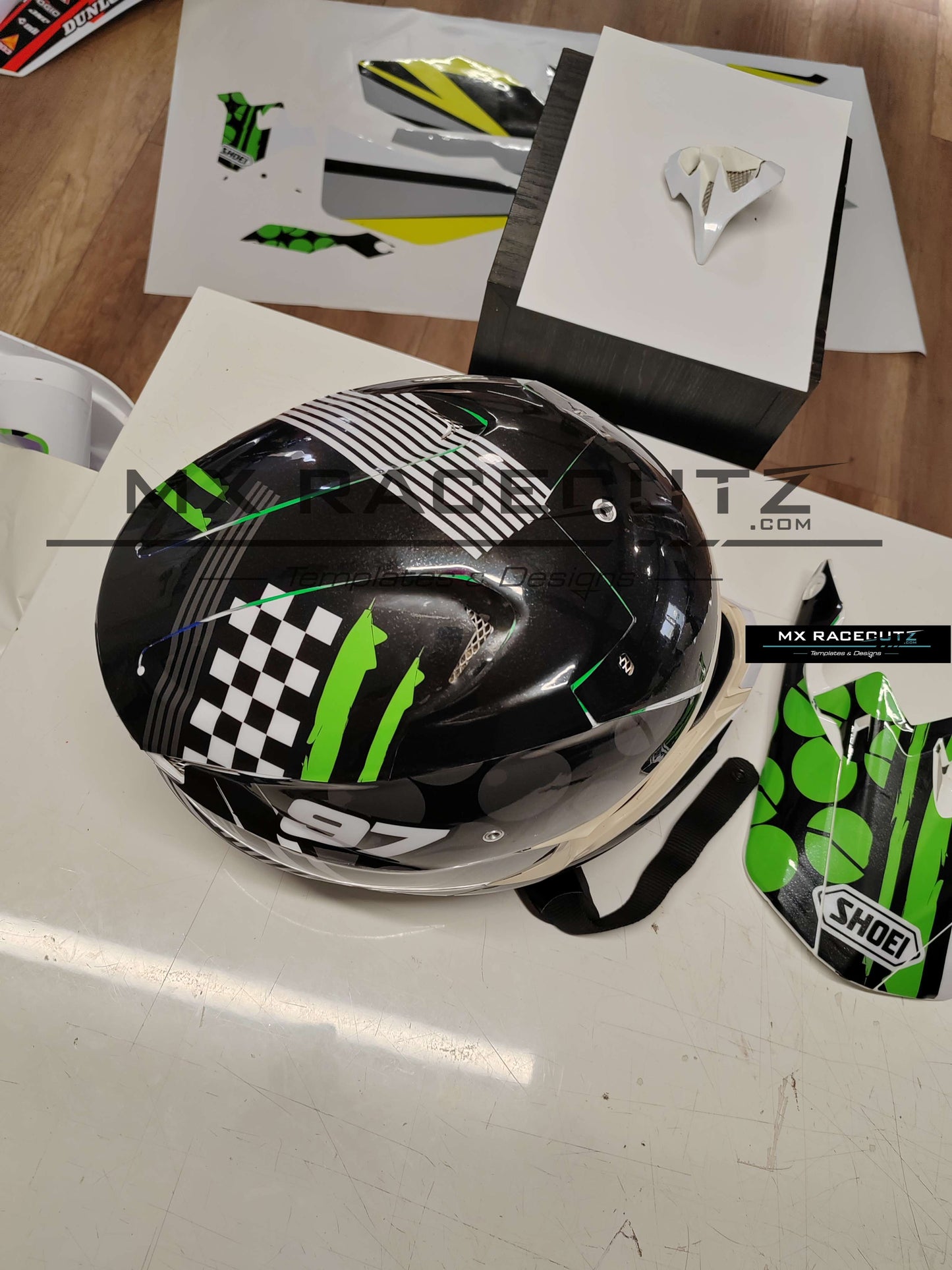 SHOEI VFX-W - SIZE SMALL & MEDIUM TEMPLATE