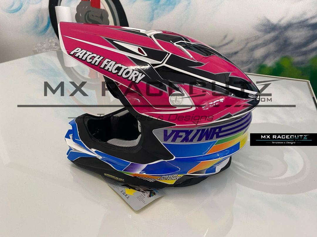 SHOEI VFX-WR - SIZE XLARGE & XXLARGE TEMPLATE – RaceCutz